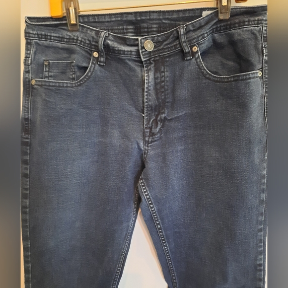 Buffalo David Bitton Jackson-X Straight Stretch Jeans Dark Wash Men's Size 36x32 - Picture 3 of 10